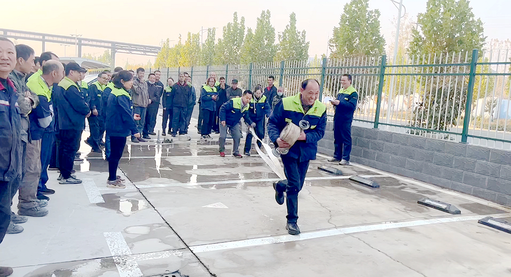 【应急演练】消防三人两带大比拼